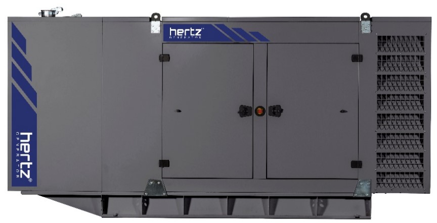 Дизельный генератор Hertz HG 824 DC в кожухе