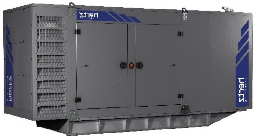 Дизельный генератор Hertz HG 450 DL в кожухе с АВР