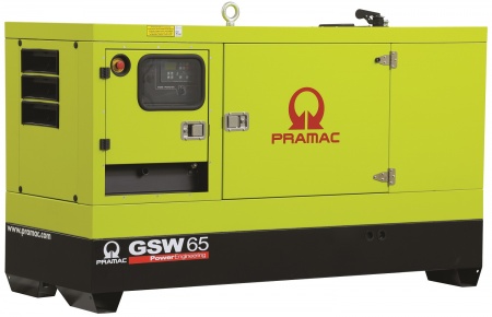 Дизельный генератор Pramac GSW65P в кожухе