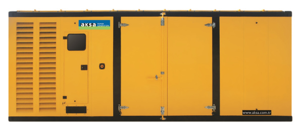 Дизельный генератор Aksa AC-1100K в кожухе с АВР