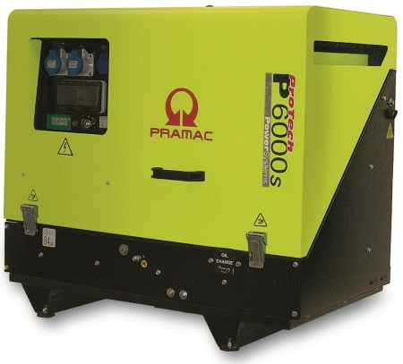 Дизельный генератор Pramac P6000s 1 фаза в кожухе